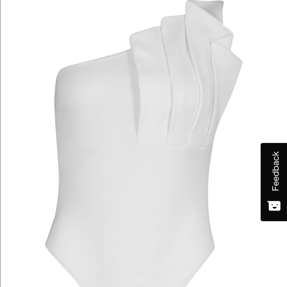 Off white one shoulder bodysuit - Picture 5 of 5